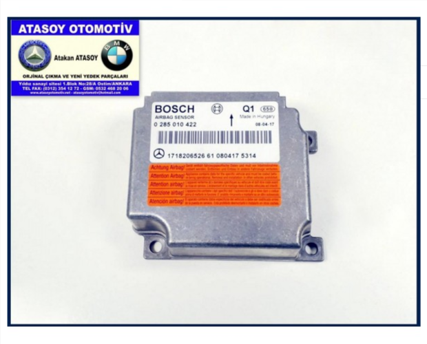 MERCEDES W171 AİRBAG BEYNİ 1718207326 MERCEDES W171 AİRBAG BEYNİ 1718207326