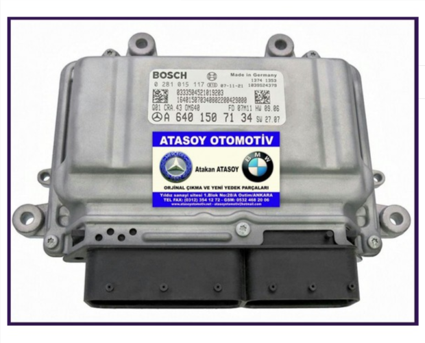 MERCEDES W245 B180CDI MOTOR BEYNİ MERCEDES W245 B180CDI MOTOR BEYNİ