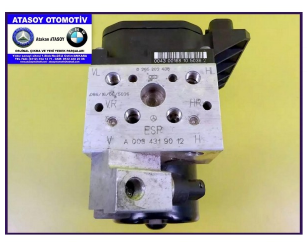 MERCEDES W210 ABS BEYNİ 0044314512 MERCEDES W210 ABS BEYNİ 0044314512
