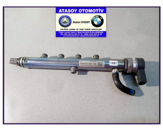 MERCEDES W213 E220D RAİL BORUSU MERCEDES W213 E220D RAİL BORUSU