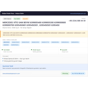 MERCEDES VİTO SAM BEYNİ 6399005400