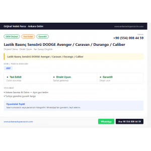 Lastik Basınç Sensörü DODGE Avenger / Caravan / Durango / Caliber