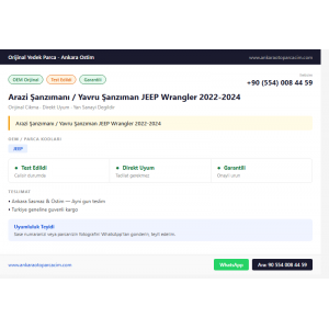 Arazi Şanzımanı / Yavru Şanzıman JEEP Wrangler 2022-2024