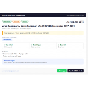 Arazi Şanzımanı / Yavru Şanzıman LAND ROVER Freelander 1997-2001