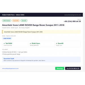 Amortisör Sıvısı LAND ROVER Range Rover Evoque 2011-2018