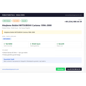 Ateşleme Bobini MITSUBISHI Carisma 1996-2000 Ateşleme Bobini MITSUBISHI Carisma 1996-2000