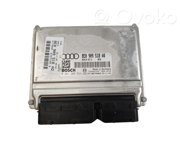 Audi A4 (B7 Kasa) 2007 Orijinal Çıkma Motor Beyni 8E0909518AQ, 0261208524