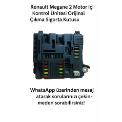Renault Megane 2 Motor İçi Kontrol Ünitesi Sigorta Kutusu | Orijinal OEM Çıkma