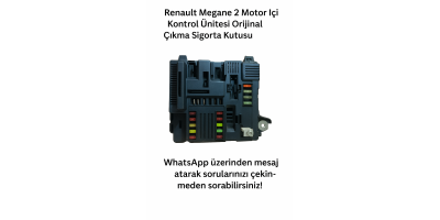 Renault Megane 2 Motor İçi Renault Megane 2 Motor İçi